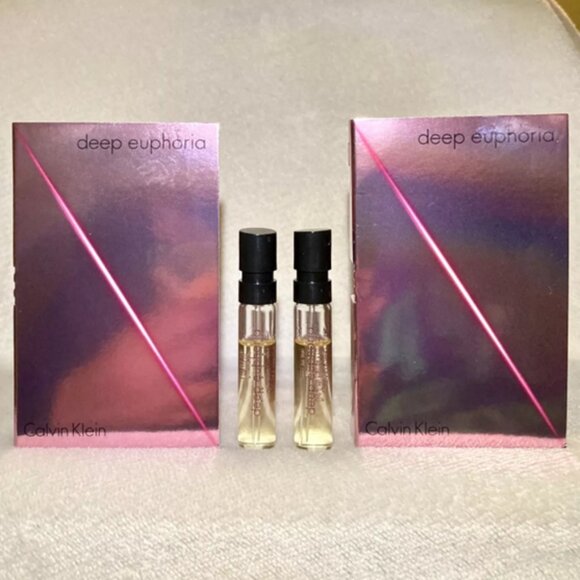 5 Calvin Klein Deep Euphoria Intense Original Women's Fragrance Spray Sample Lot - Picture 4 of 5